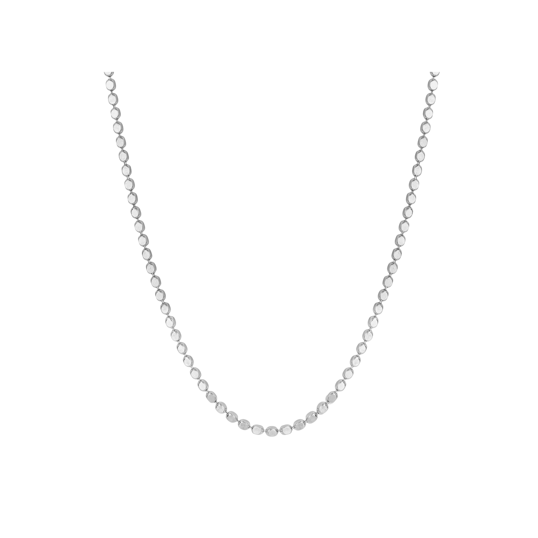 Diamond Cut Chain Necklace in 9ct White Gold - Robert Anthony Jewellers, Edinburgh