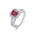 BELLA Silver and CZ Halo Dress Ring - Robert Anthony Jewellers, Edinburgh