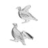 Silver Grouse Cufflinks - Robert Anthony Jewellers, Edinburgh