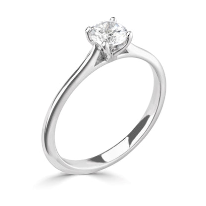 VALOR — Platinum Lab Grown Solitaire Diamond Ring 0.7ct