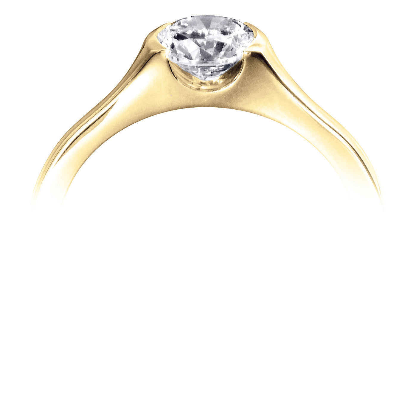 TEANNAS — 18CT Yellow Gold Lab Grown Diamond Solitaire Ring 1ct - Robert Anthony Jewellers, Edinburgh