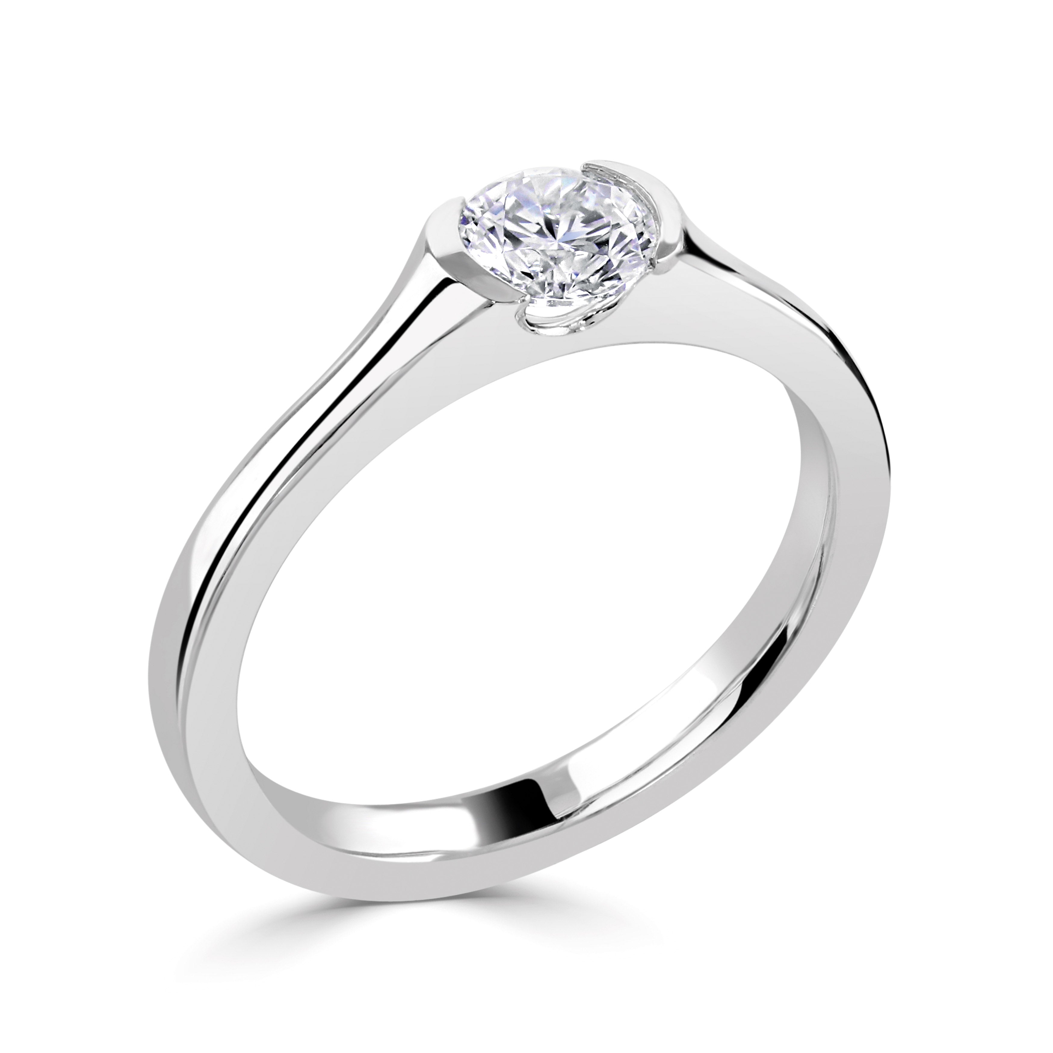 TEANNAS — Platinum Lab Grown Diamond Solitaire Ring 1ct - Robert Anthony Jewellers, Edinburgh