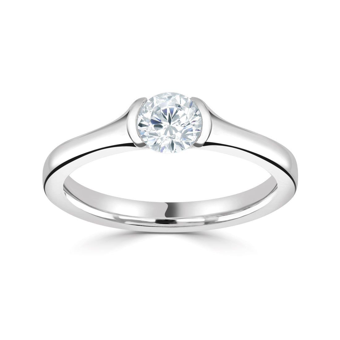 TEANNAS — Platinum Lab Grown Diamond Solitaire Ring 1ct - Robert Anthony Jewellers, Edinburgh