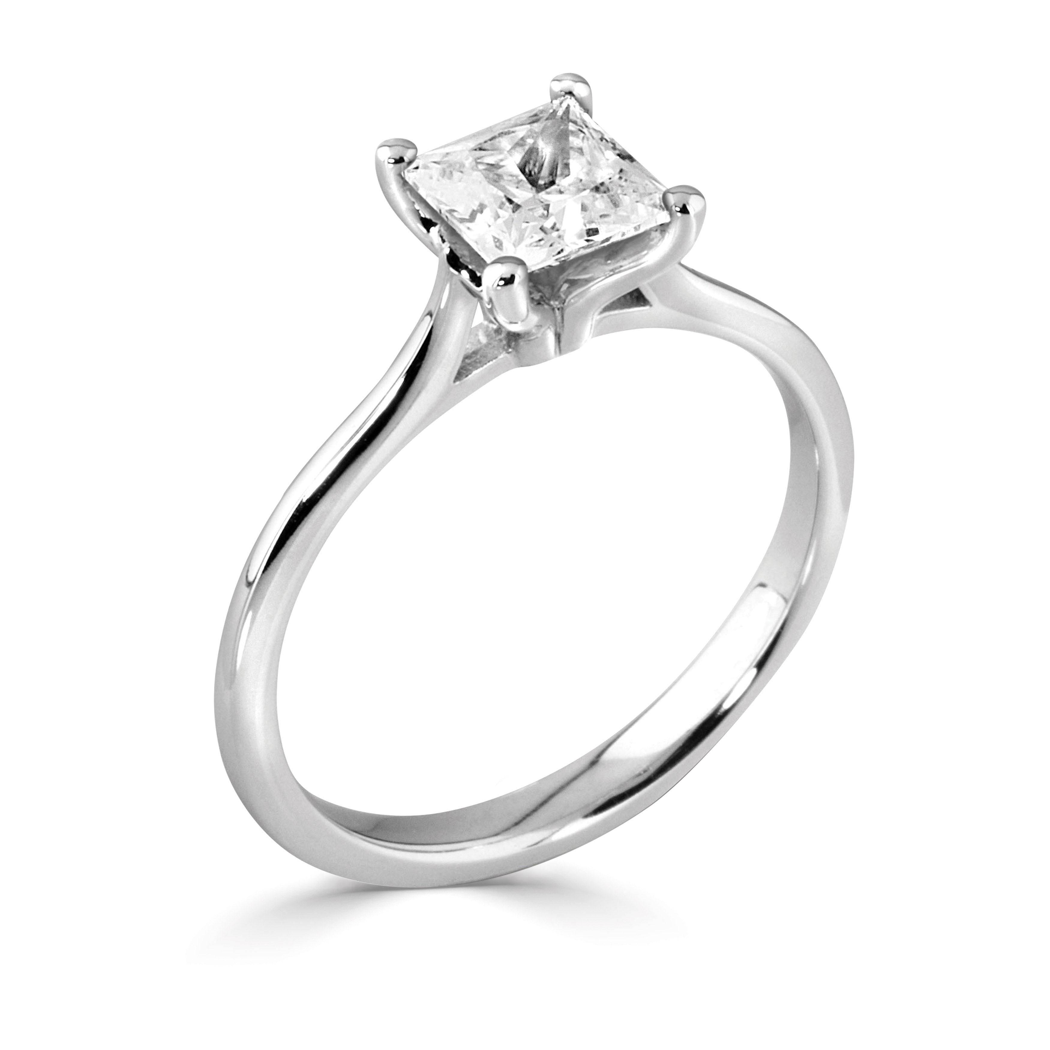 TUILIPI — Platinum Princess Cut Lab Grown Diamond - Robert Anthony Jewellers, Edinburgh