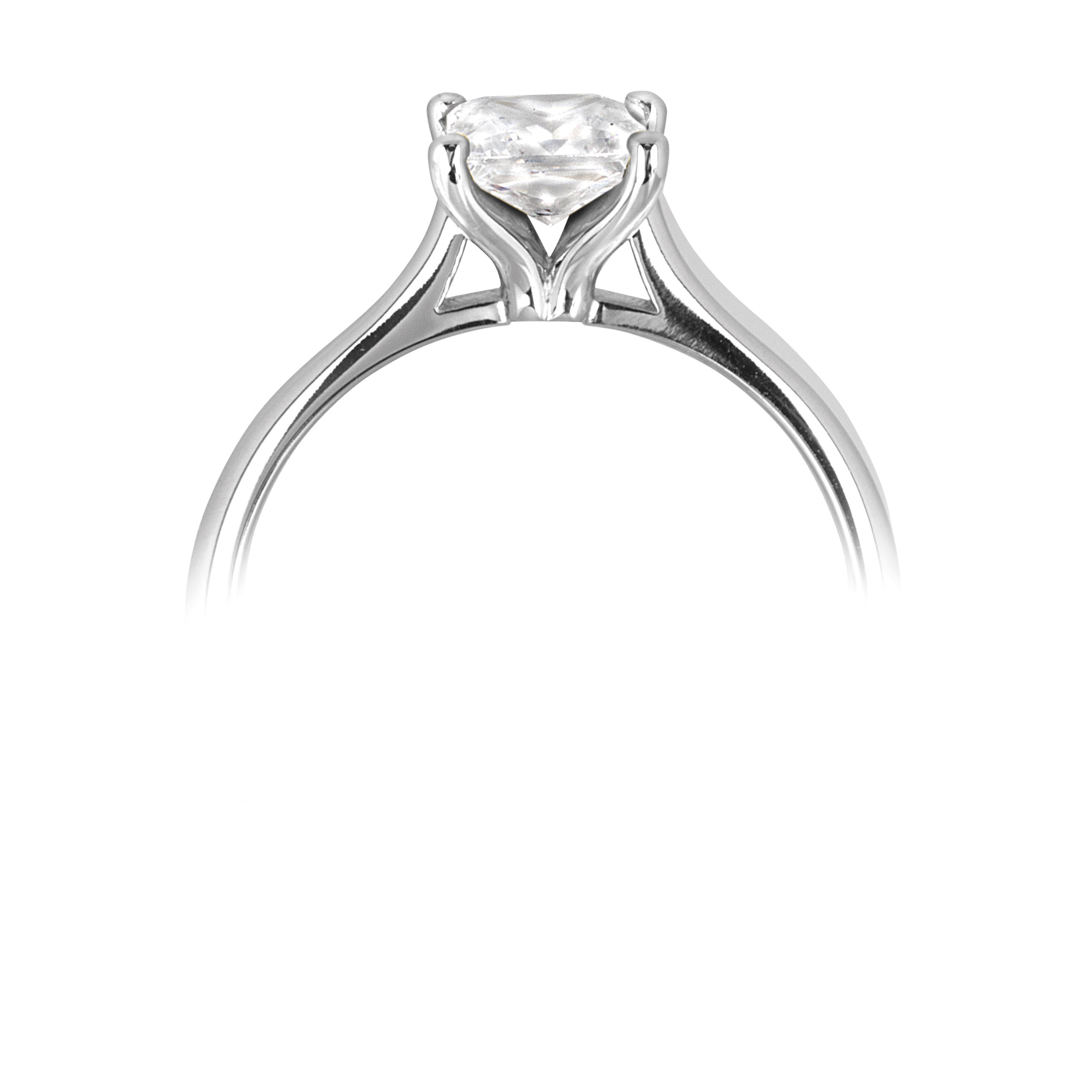 TUILIPI — Platinum Princess Cut Lab Grown Diamond - Robert Anthony Jewellers, Edinburgh