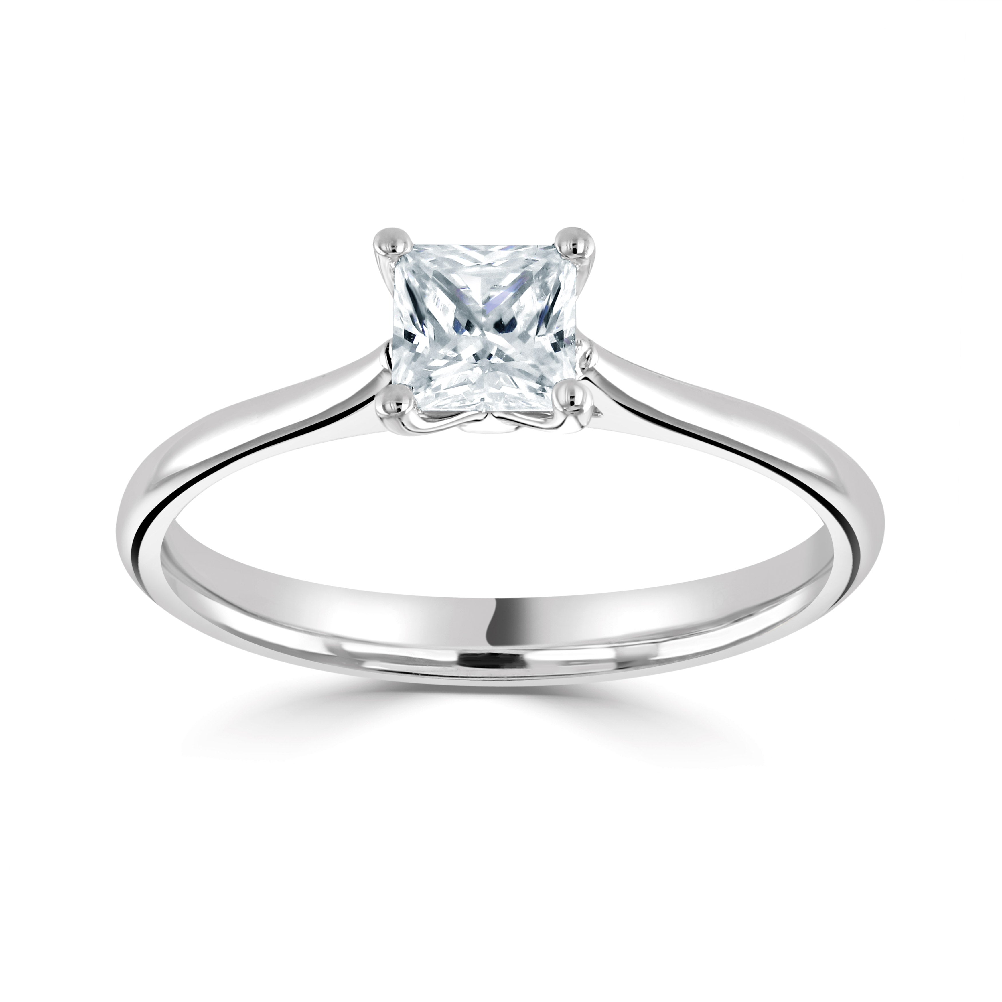 TUILIPI — Platinum Princess Cut Lab Grown Diamond - Robert Anthony Jewellers, Edinburgh