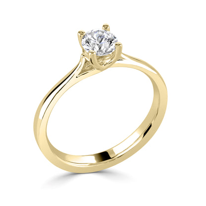ALICIA — 18CT Yellow Gold with 0.8ct Lab Grown Diamond Ring 0.8ct - Robert Anthony Jewellers, Edinburgh