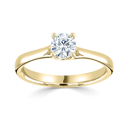 ALICIA — 18CT Yellow Gold with 0.8ct Lab Grown Diamond Ring 0.8ct - Robert Anthony Jewellers, Edinburgh