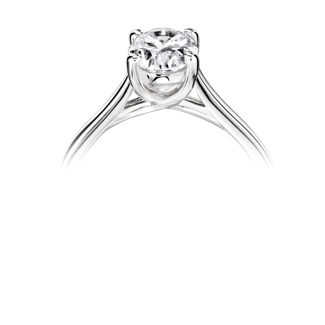 Platinum Lab Grown Oval Solitaire Diamond Ring 0.75ct - Robert Anthony Jewellers, Edinburgh