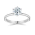 Platinum Lab Grown Round Brilliant Cut Solitaire 6 Claw - Robert Anthony Jewellers, Edinburgh