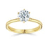 18-carat Yellow Gold Round Lab Grown Diamond Solitaire Ring 1ct - Robert Anthony Jewellers, Edinburgh