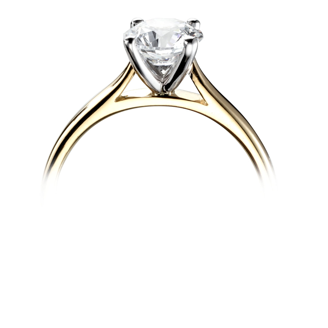 18-carat Yellow Gold Lab Grown Diamond Solitaire Ring 0.5ct - Robert Anthony Jewellers, Edinburgh