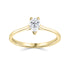 18CT Yellow Gold Pear Cut Lab Grown Diamond Solitaire Ring 1ct - Robert Anthony Jewellers, Edinburgh