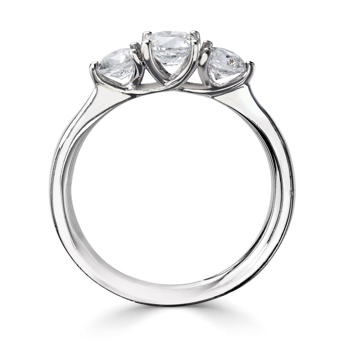 18CT White Gold Three Stone Diamond Ring - Robert Anthony Jewellers, Edinburgh