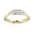 18CT YELLOW GOLD DIAMOND 3 STONE RING - Robert Anthony Jewellers, Edinburgh