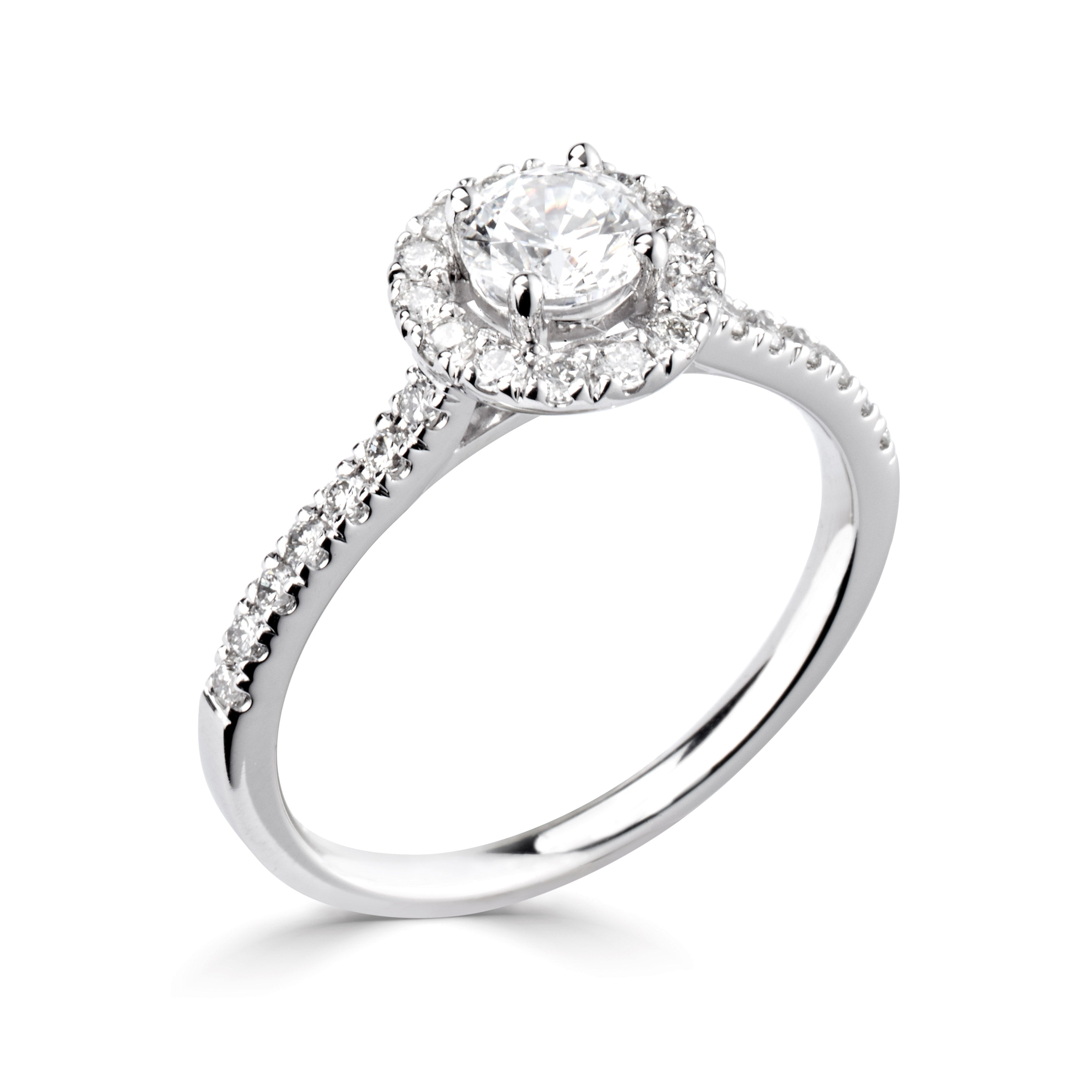 DIAMOND HALO - Robert Anthony Jewellers, Edinburgh