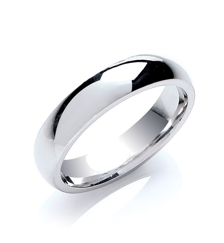 5mm Classic 9ct Traditional Court Shaped Wedding Band - Robert Anthony Jewellers, Edinburgh