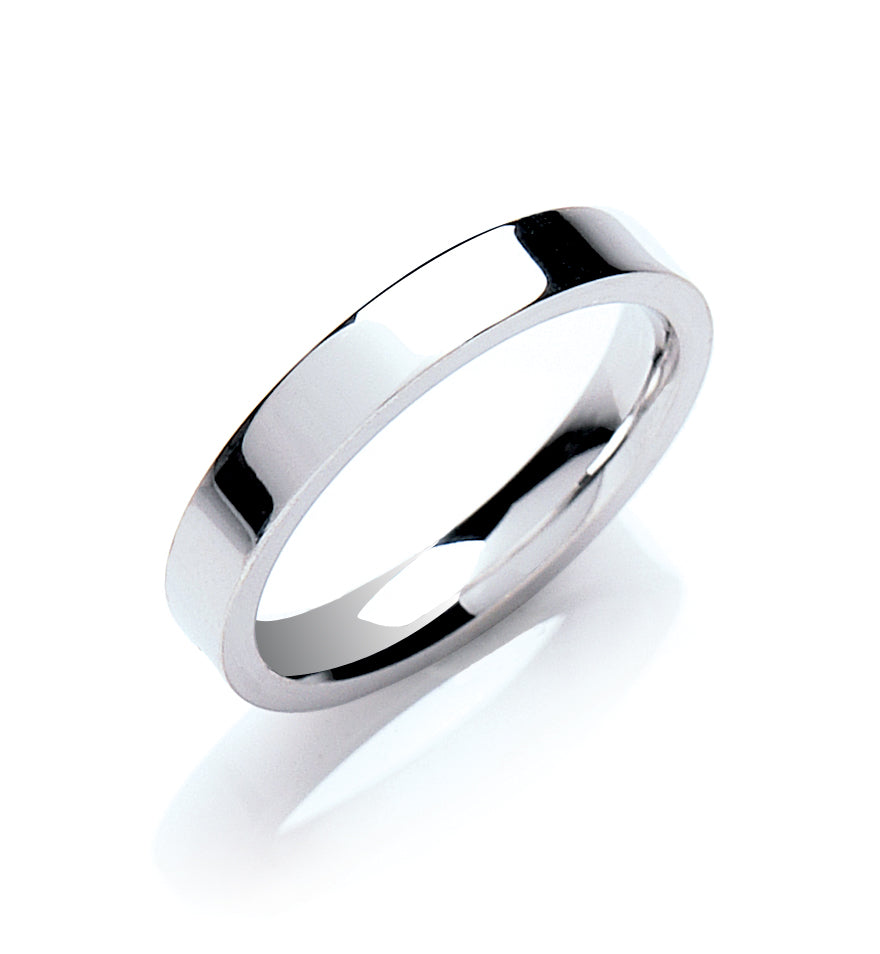 3mm Premium 18ct Flat Court Shaped Wedding Band - Robert Anthony Jewellers, Edinburgh