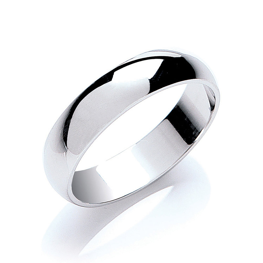 5mm Classic 9ct D-Shaped Wedding Band - Robert Anthony Jewellers, Edinburgh