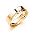 6mm 9CT Gold Milgrain Illusion Diamond Cut Wedding Band - Robert Anthony Jewellers, Edinburgh