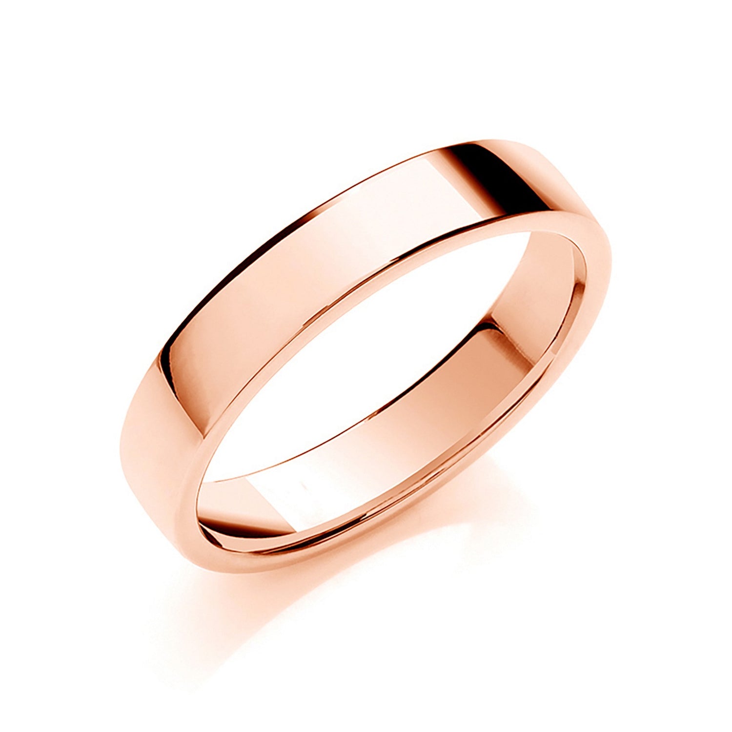 4mm Classic 9ct Soft Court Shaped Wedding Band - Robert Anthony Jewellers, Edinburgh