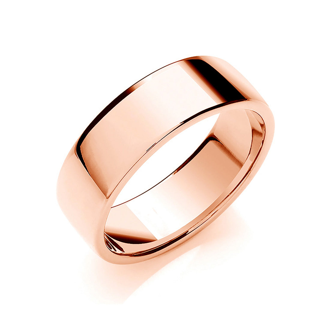 7mm Classic 9ct Soft Court Shaped Wedding Band - Robert Anthony Jewellers, Edinburgh