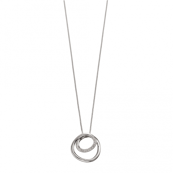 Fiorelli Silver Spiral Pendant
