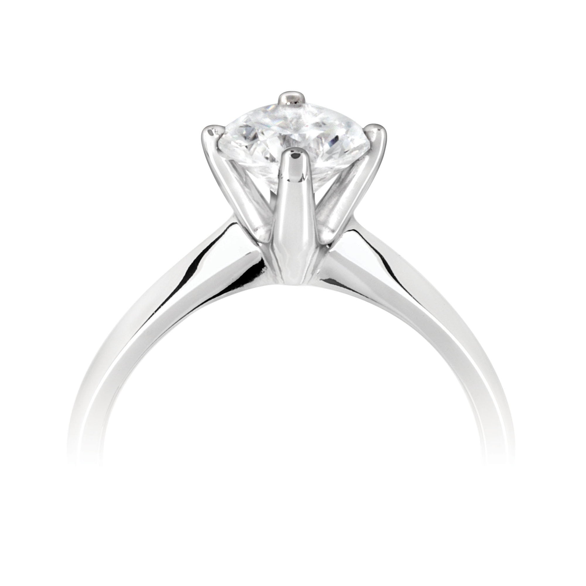 Rionna — Platinum Round Lab Grown Diamond Solitaire Ring 0.5ct - Robert Anthony Jewellers, Edinburgh