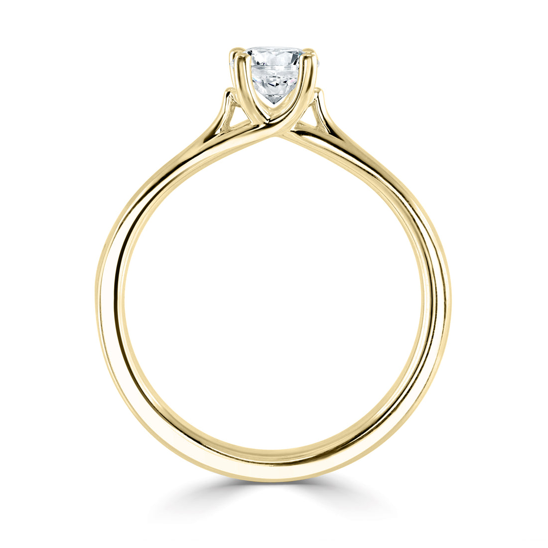 ALICIA — 18CT Yellow Gold with 0.8ct Lab Grown Diamond Ring 0.8ct - Robert Anthony Jewellers, Edinburgh